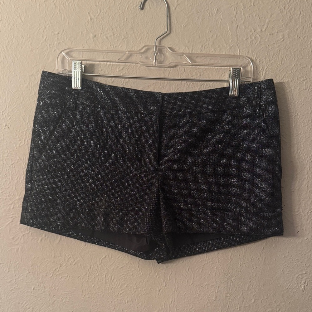 Express Black Sparkle Women's Shorts
